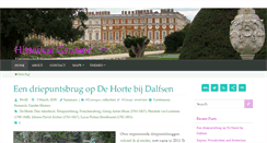 Desktop Screenshot of historicalgardensblog.com